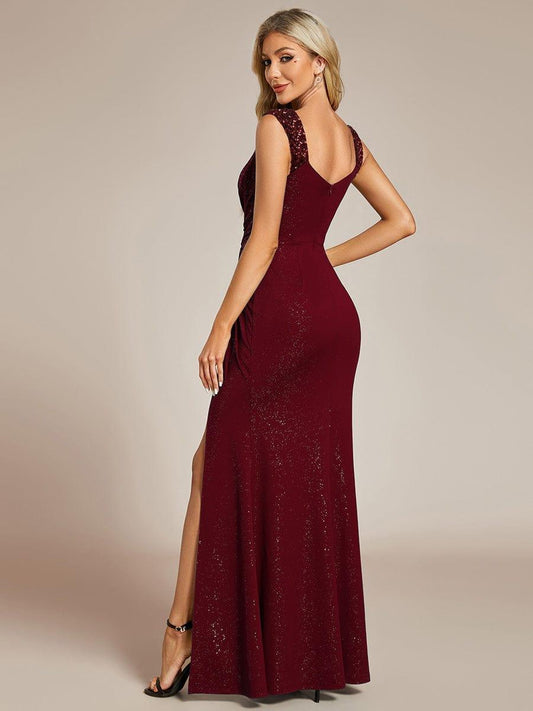 ever NOIRE|Elegant Sequin Mother of The Bride Dress