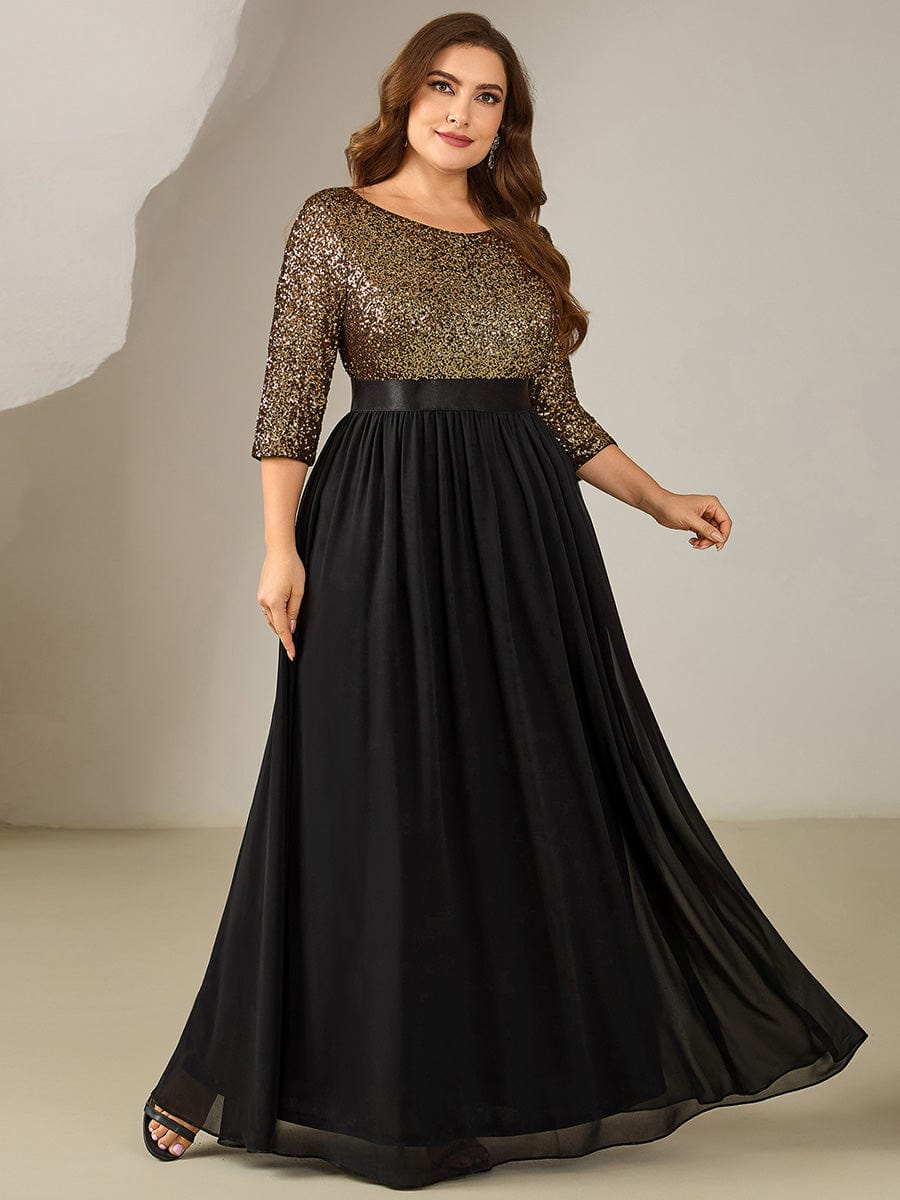 ever EMILIA|Modest Sequin A-Line Maxi Dress