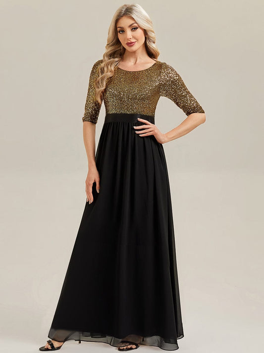 ever EMILIA|Modest Sequin A-Line Maxi Dress
