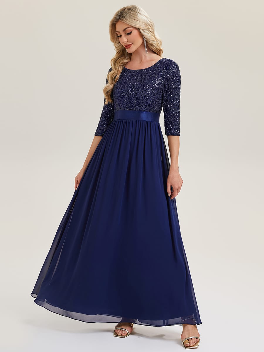 ever EMILIA|Modest Sequin A-Line Maxi Dress