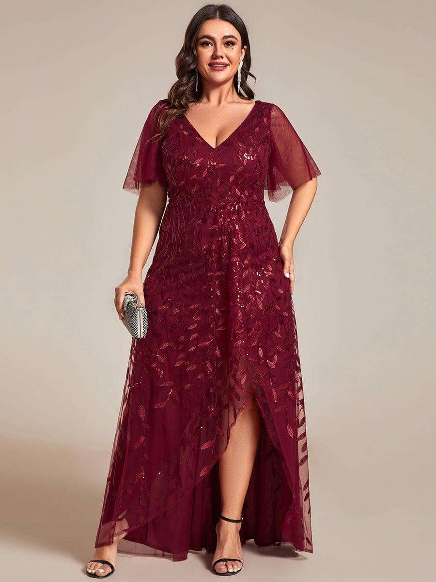 ever ALIX|V-Neck Sequined Mother of The Bride Dresses