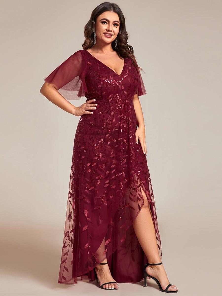 ever ALIX|V-Neck Sequined Mother of The Bride Dresses
