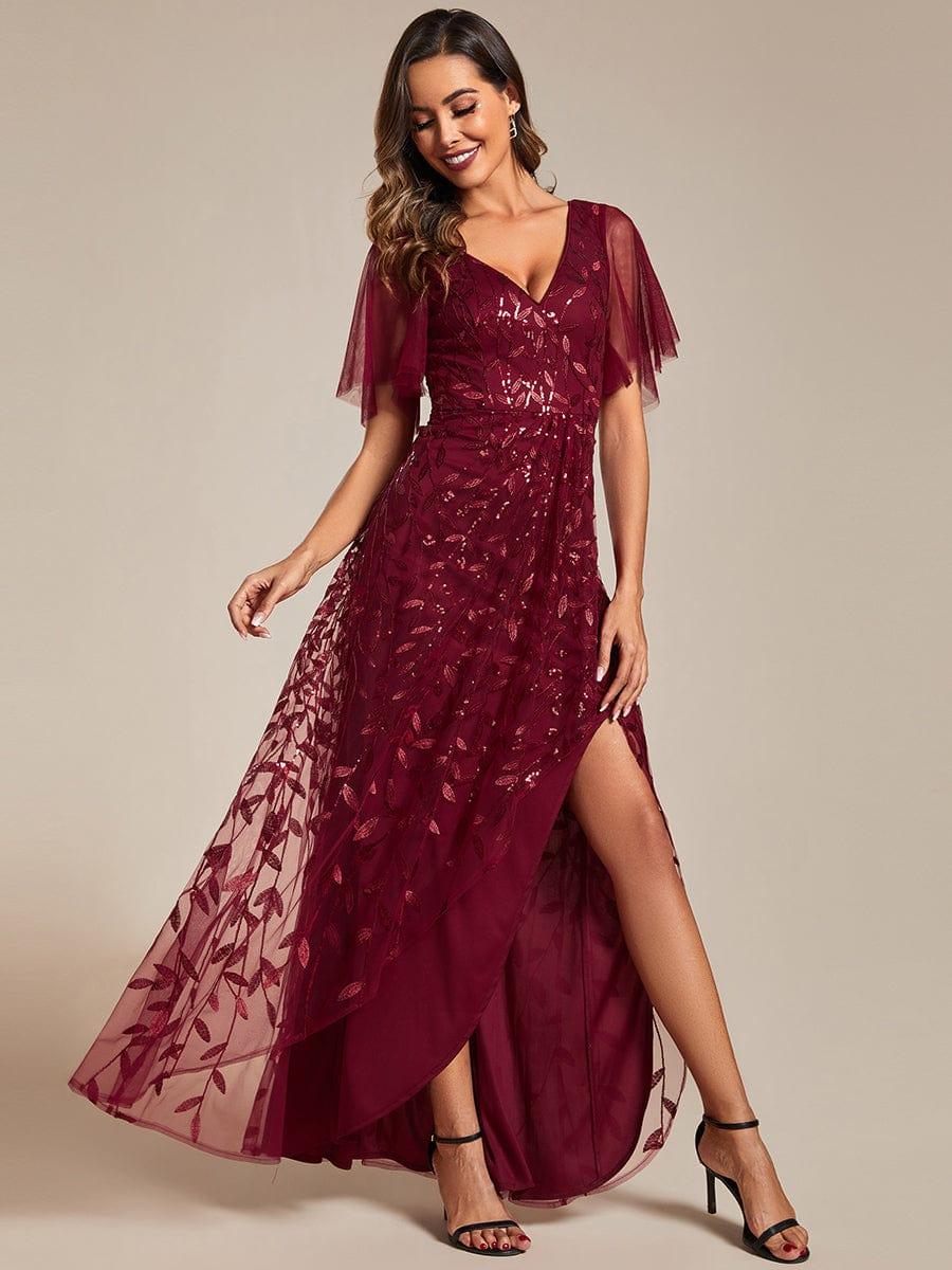 ever ALIX|V-Neck Sequined Mother of The Bride Dresses