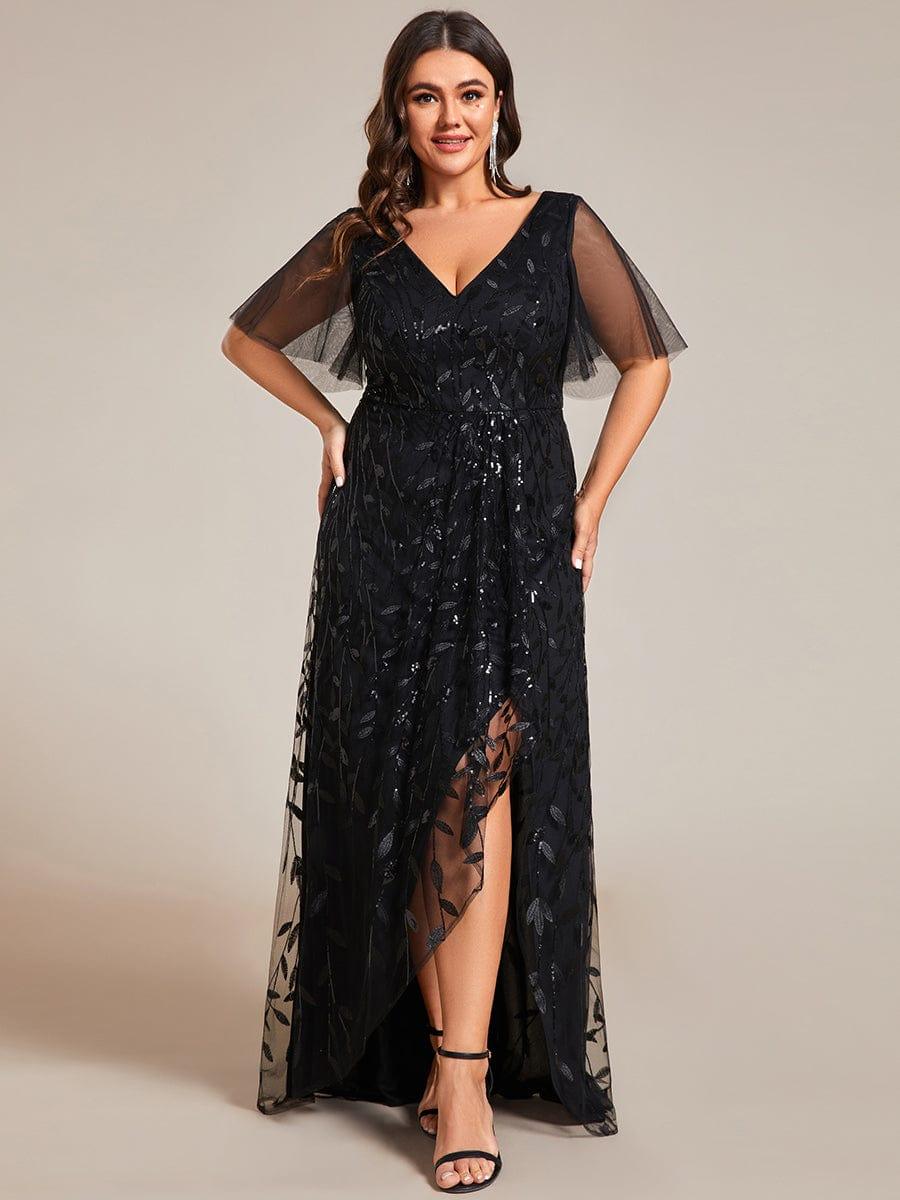 ever ALIX|V-Neck Sequined Mother of The Bride Dresses