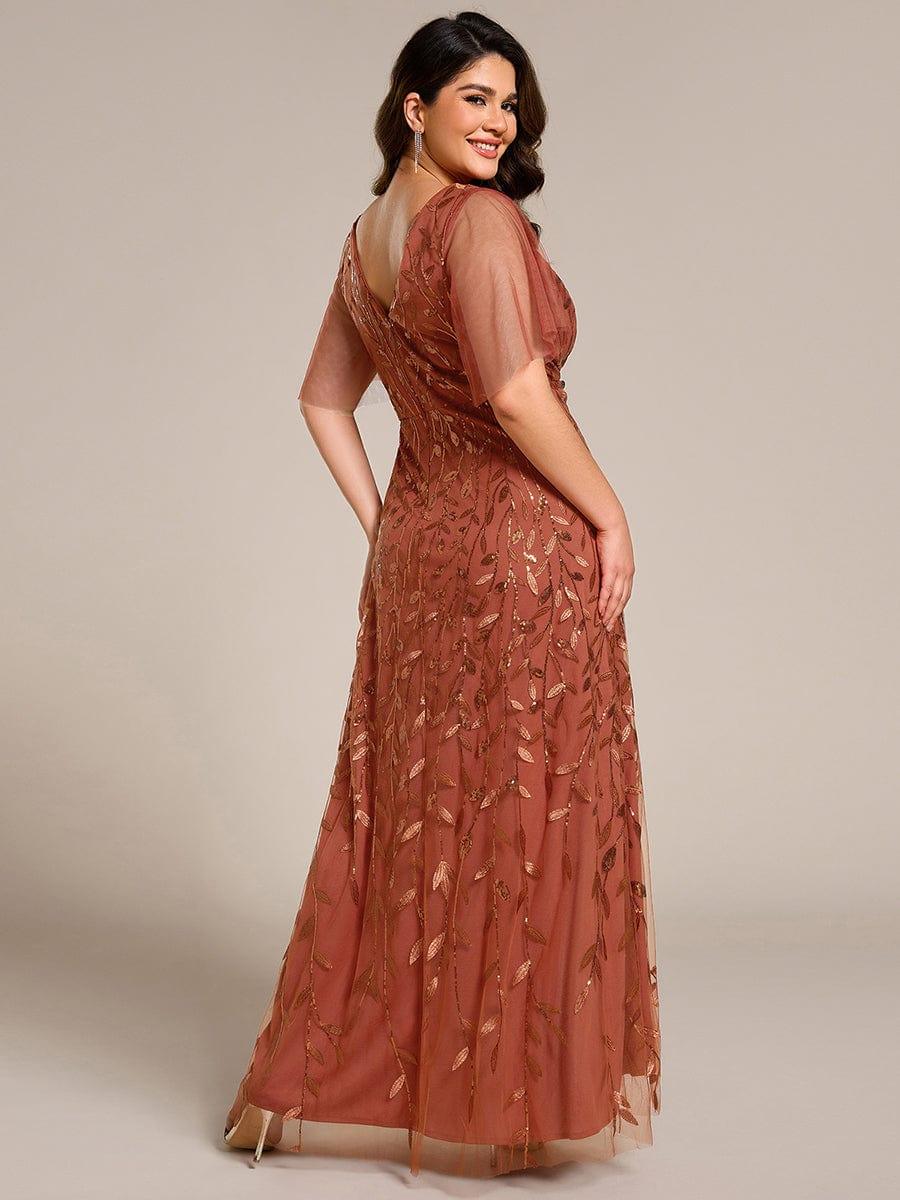 ever ALIX|V-Neck Sequined Mother of The Bride Dresses
