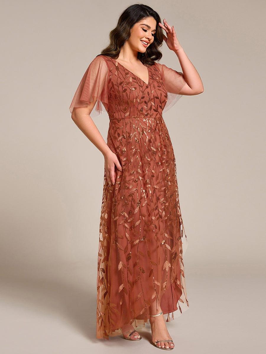 ever ALIX|V-Neck Sequined Mother of The Bride Dresses