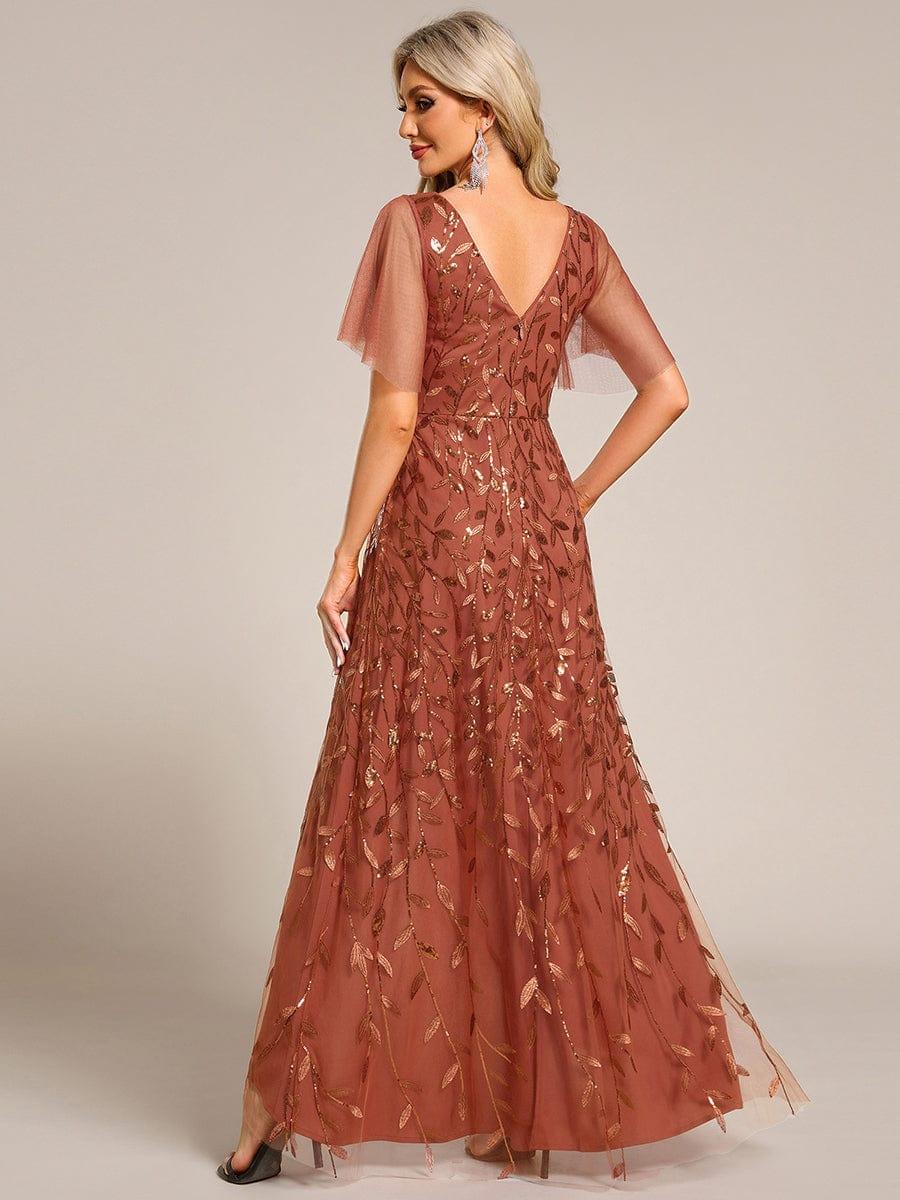 ever ALIX|V-Neck Sequined Mother of The Bride Dresses