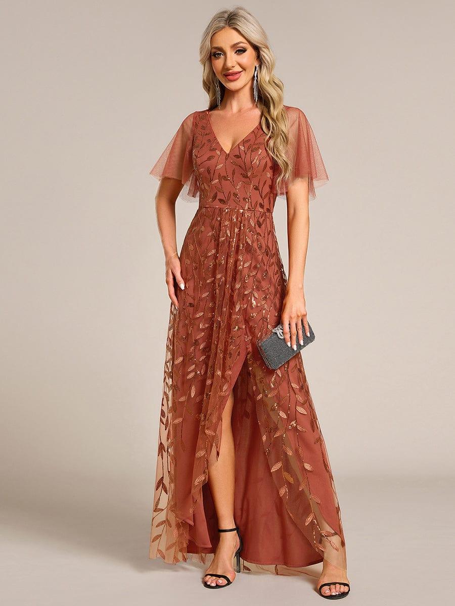 ever ALIX|V-Neck Sequined Mother of The Bride Dresses