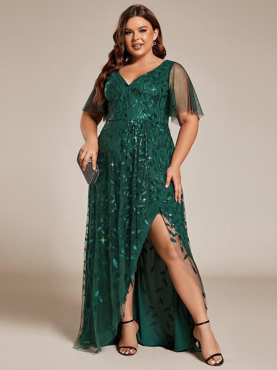 ever ALIX|V-Neck Sequined Mother of The Bride Dresses