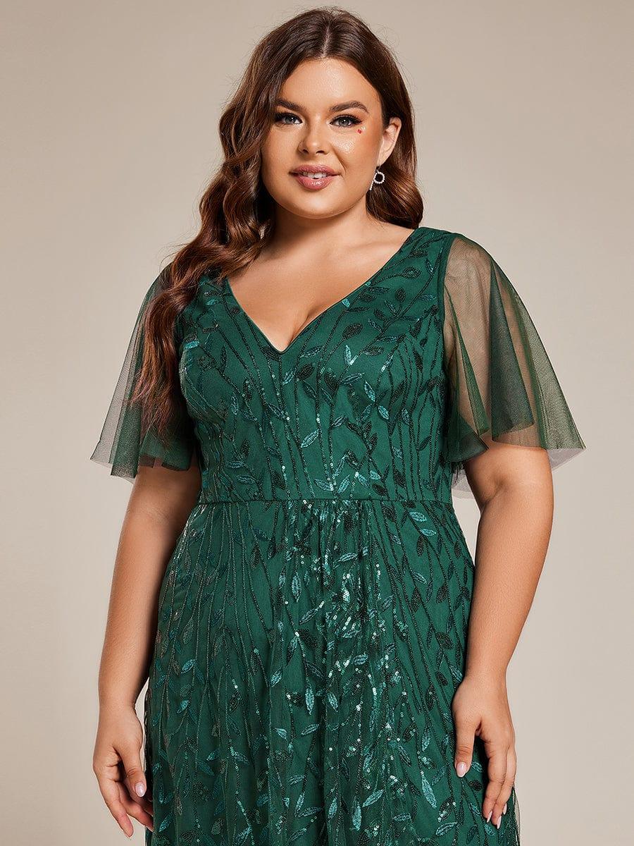 ever ALIX|V-Neck Sequined Mother of The Bride Dresses