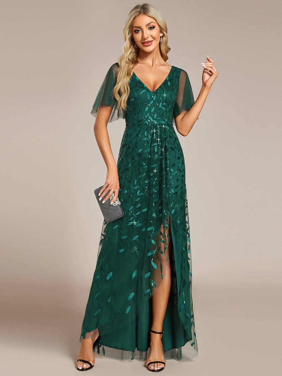 ever ALIX|V-Neck Sequined Mother of The Bride Dresses