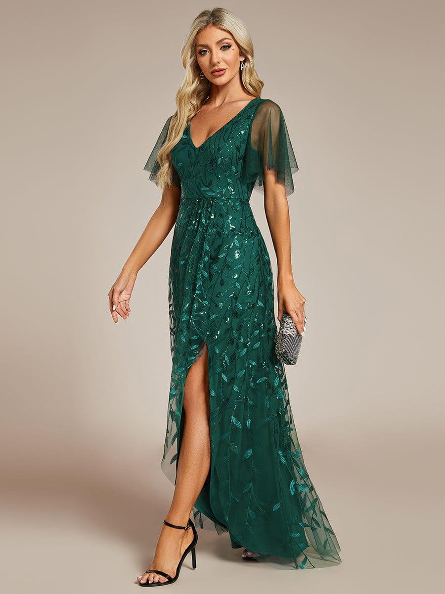 ever ALIX|V-Neck Sequined Mother of The Bride Dresses