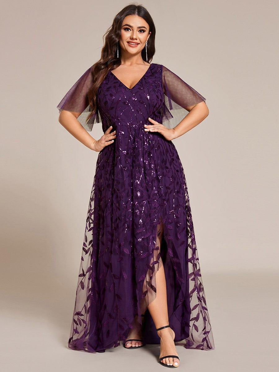 ever ALIX|V-Neck Sequined Mother of The Bride Dresses