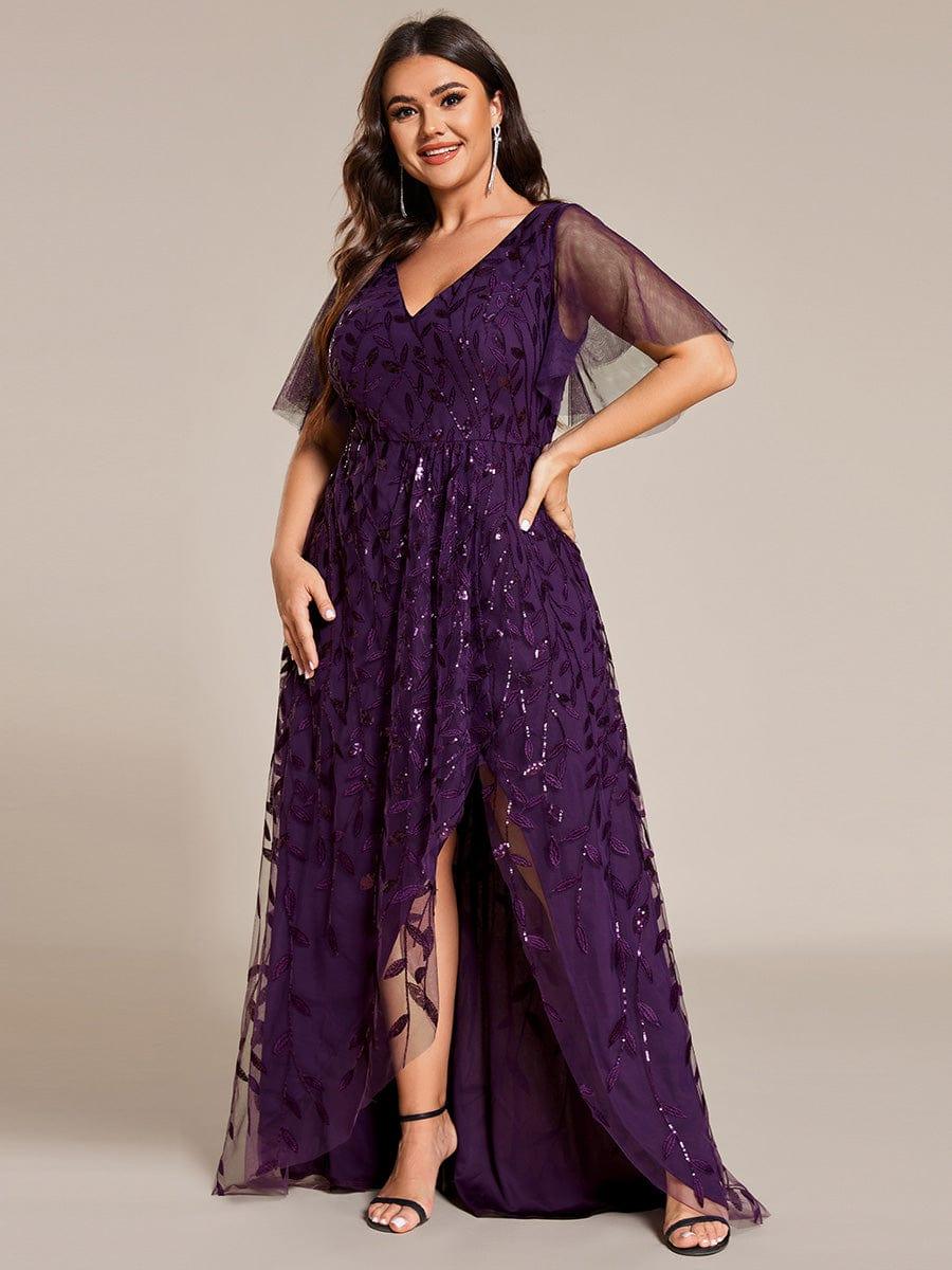 ever ALIX|V-Neck Sequined Mother of The Bride Dresses