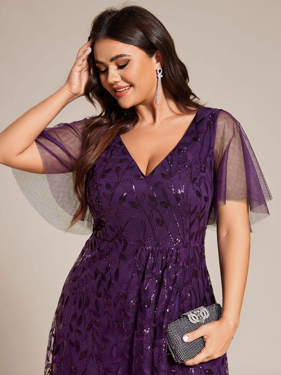 ever ALIX|V-Neck Sequined Mother of The Bride Dresses