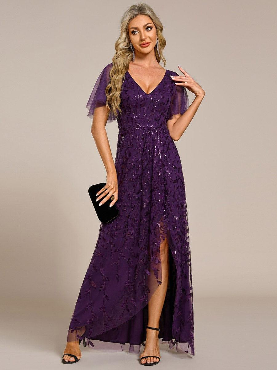 ever ALIX|V-Neck Sequined Mother of The Bride Dresses