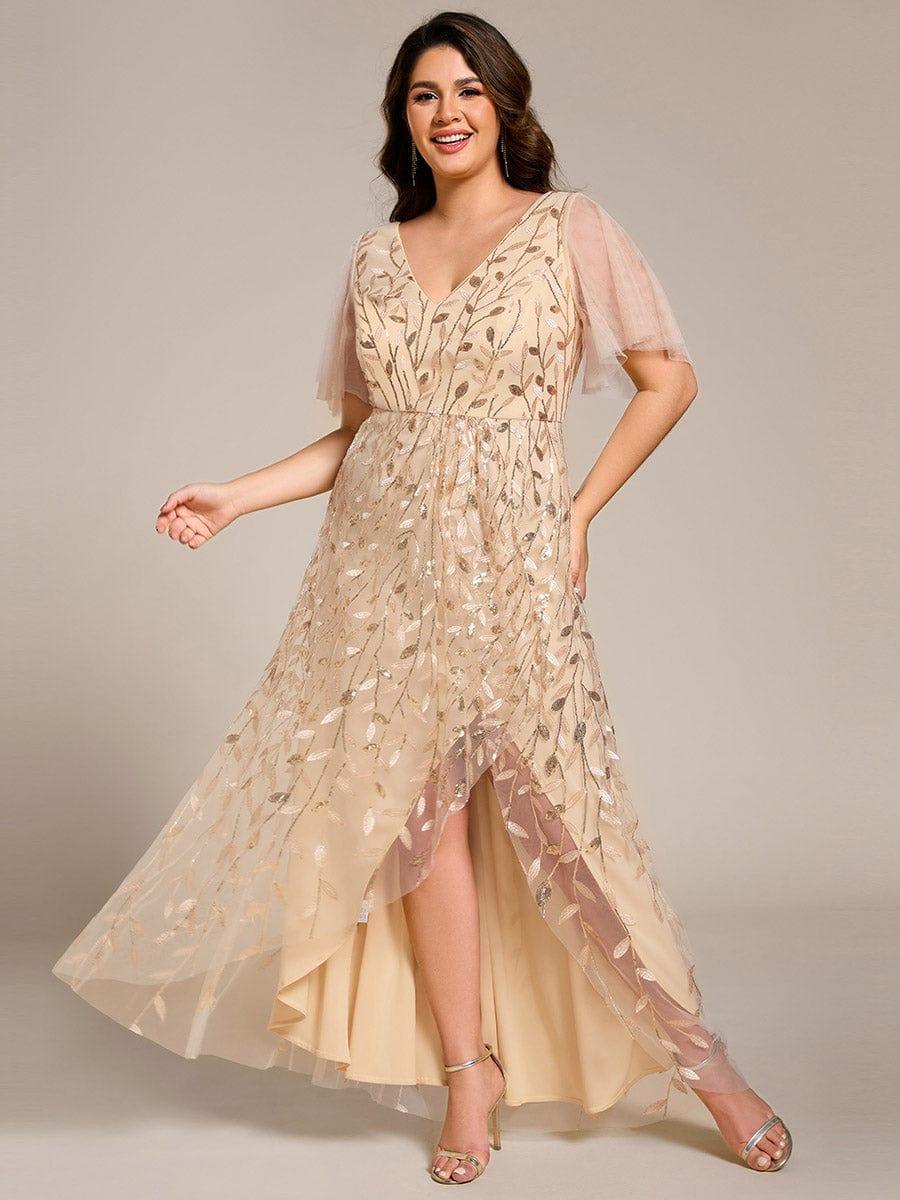 ever ALIX|V-Neck Sequined Mother of The Bride Dresses