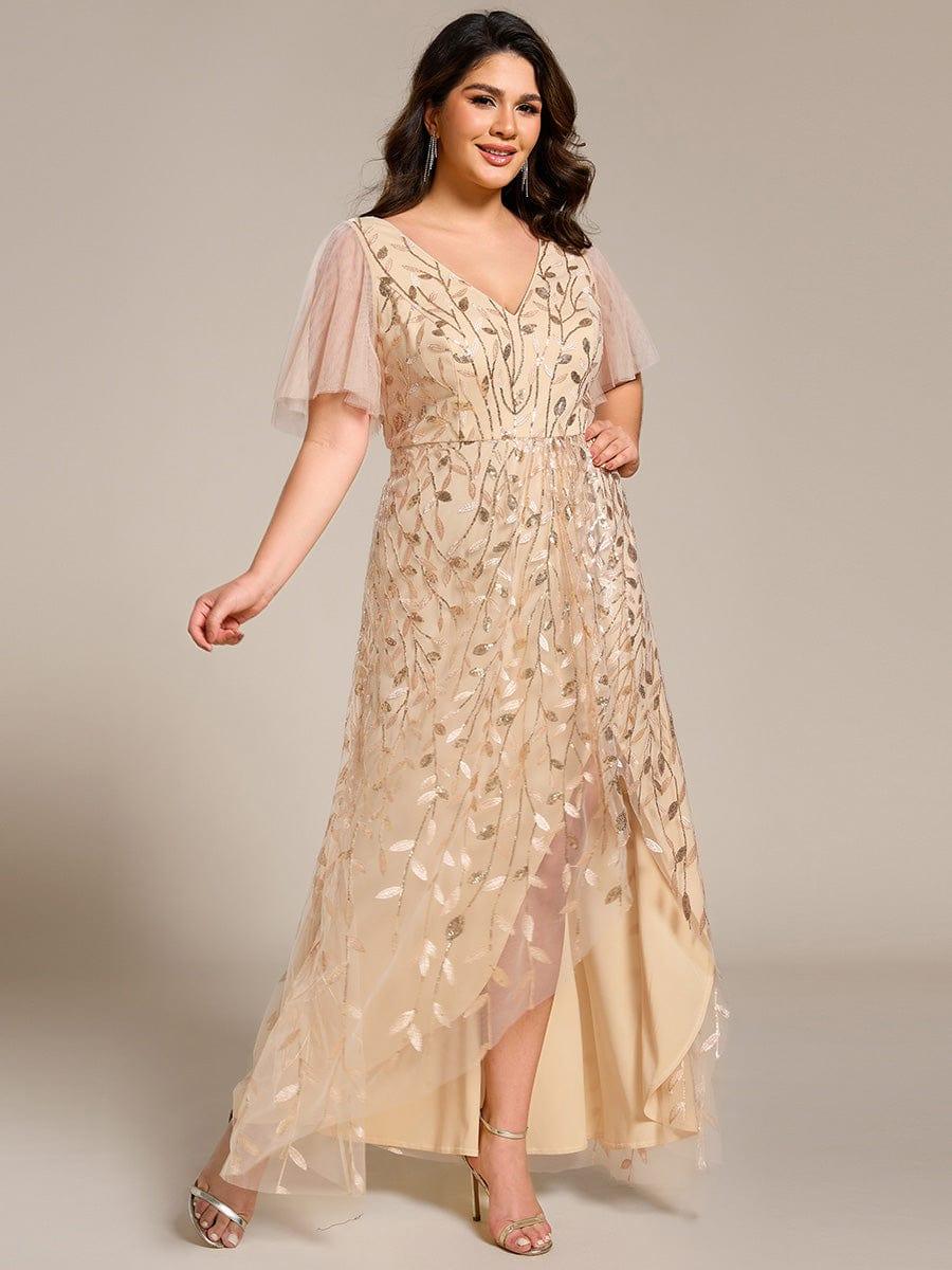 ever ALIX|V-Neck Sequined Mother of The Bride Dresses