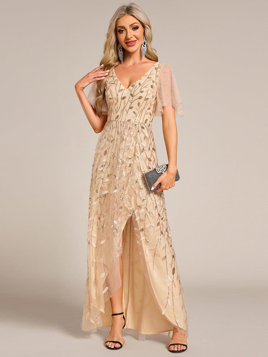 ever ALIX|V-Neck Sequined Mother of The Bride Dresses