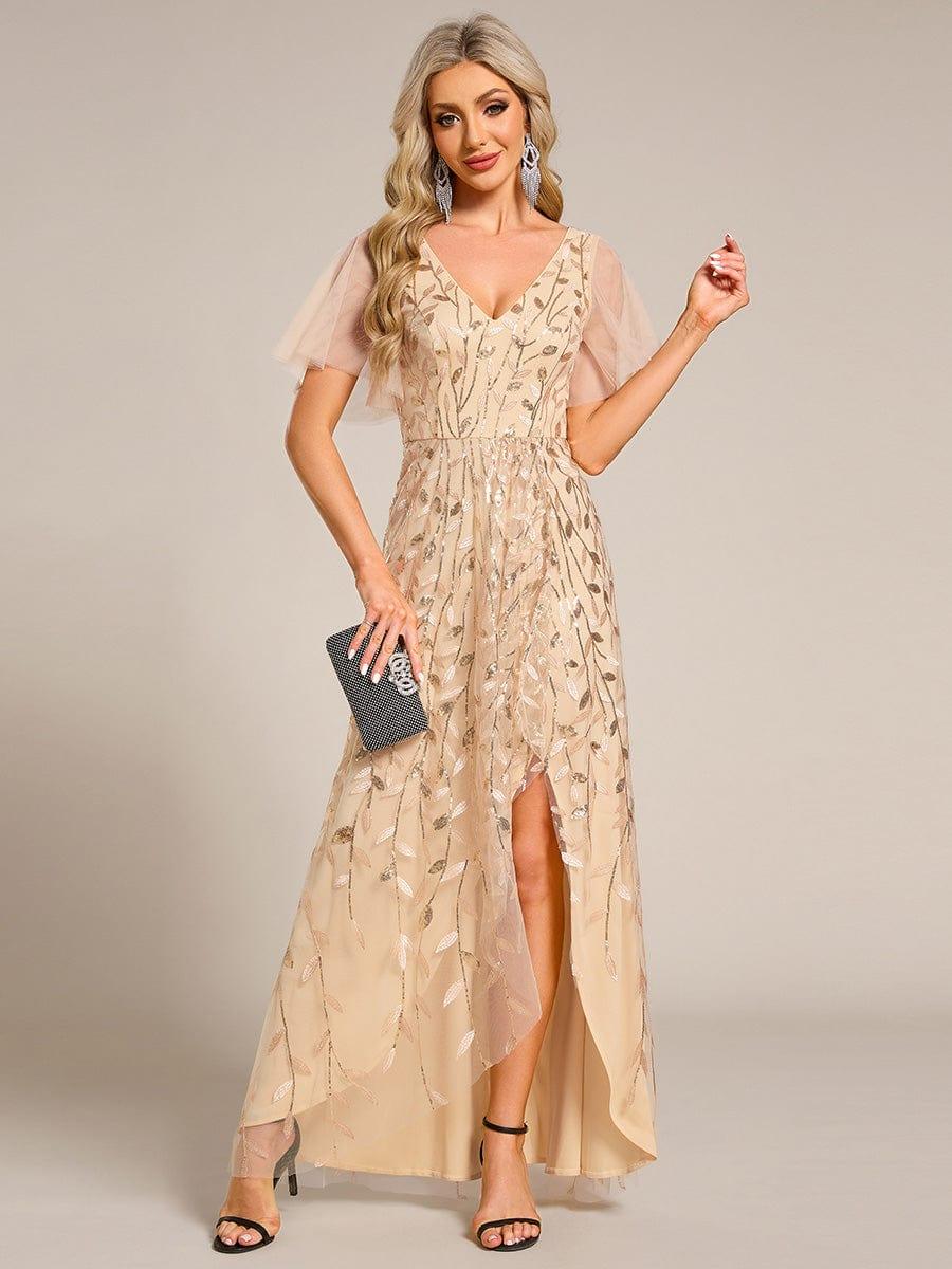 ever ALIX|V-Neck Sequined Mother of The Bride Dresses