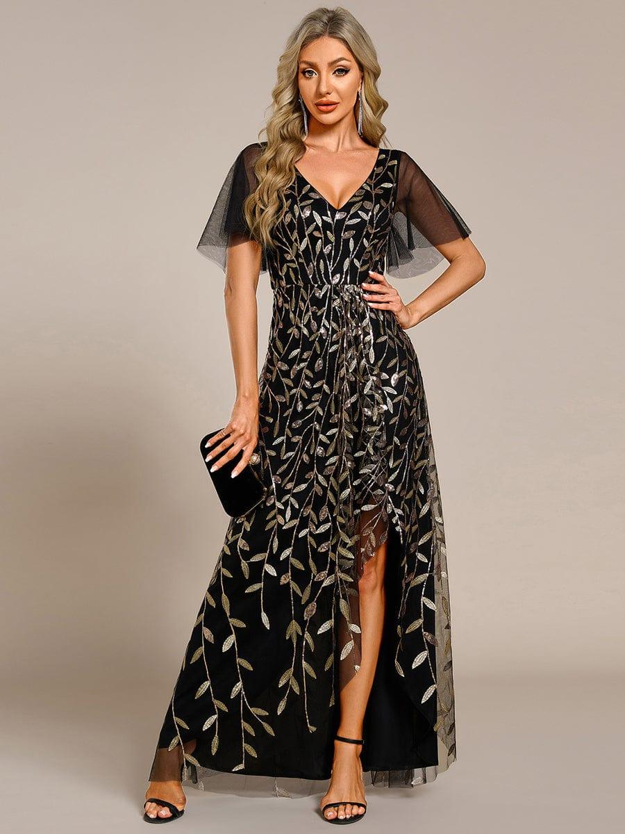 ever ALIX|V-Neck Sequined Mother of The Bride Dresses