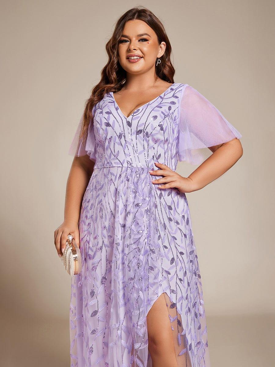ever ALIX|V-Neck Sequined Mother of The Bride Dresses