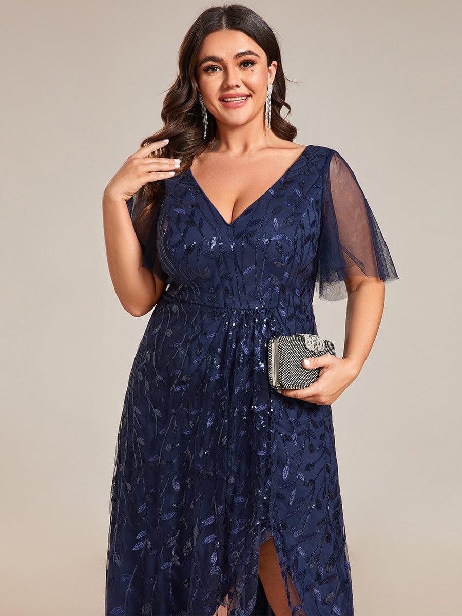 ever ALIX|V-Neck Sequined Mother of The Bride Dresses