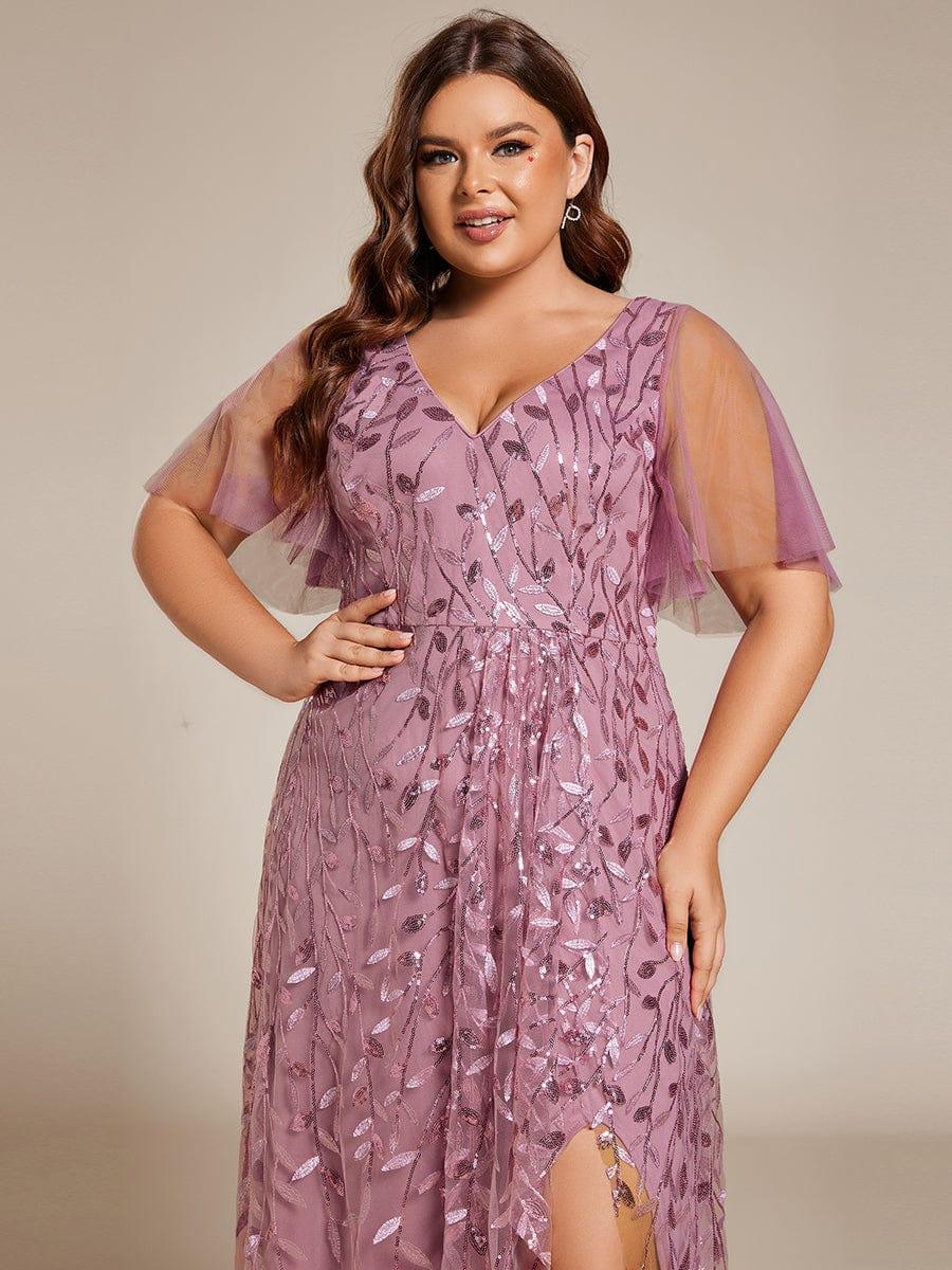 ever ALIX|V-Neck Sequined Mother of The Bride Dresses