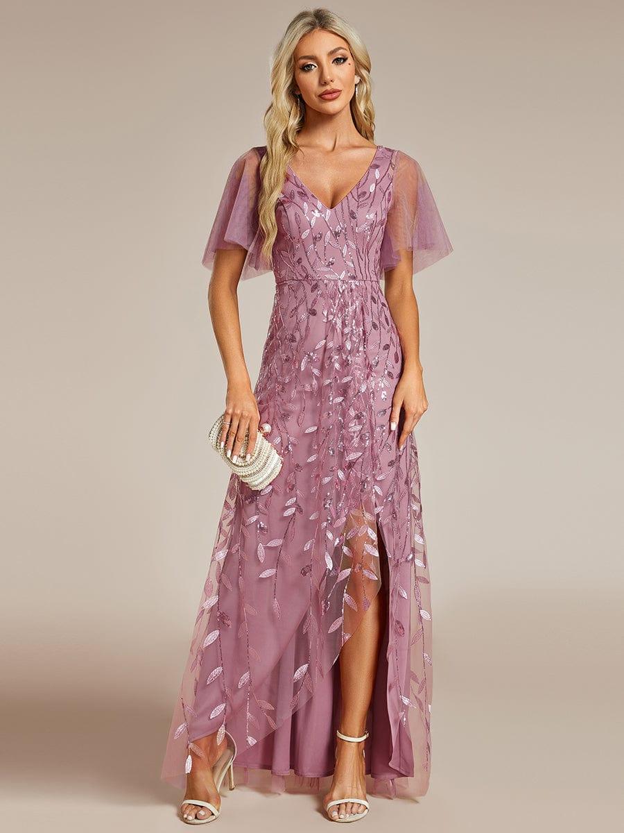 ever ALIX|V-Neck Sequined Mother of The Bride Dresses