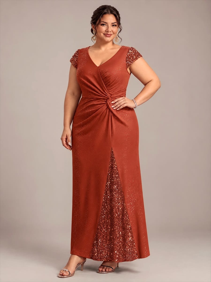 ever KAIA | Mother of the Bride Sequin Maxi Dress