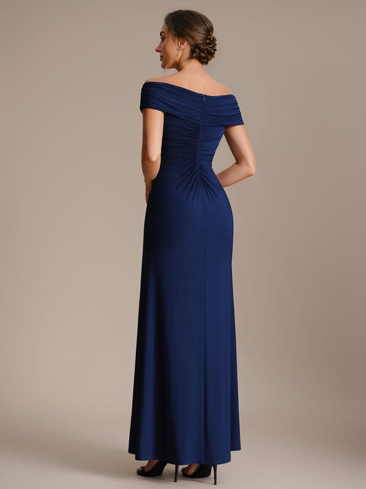 Multi-way Jersey Off-the-shoulder Sleeve Dress