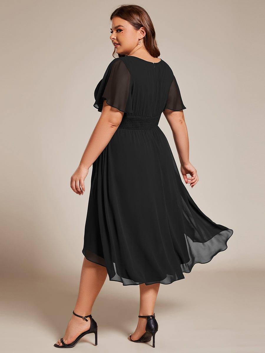 ever EDEN|Flowy Chiffon A-Line Knee Length Mother of The Bride Dress