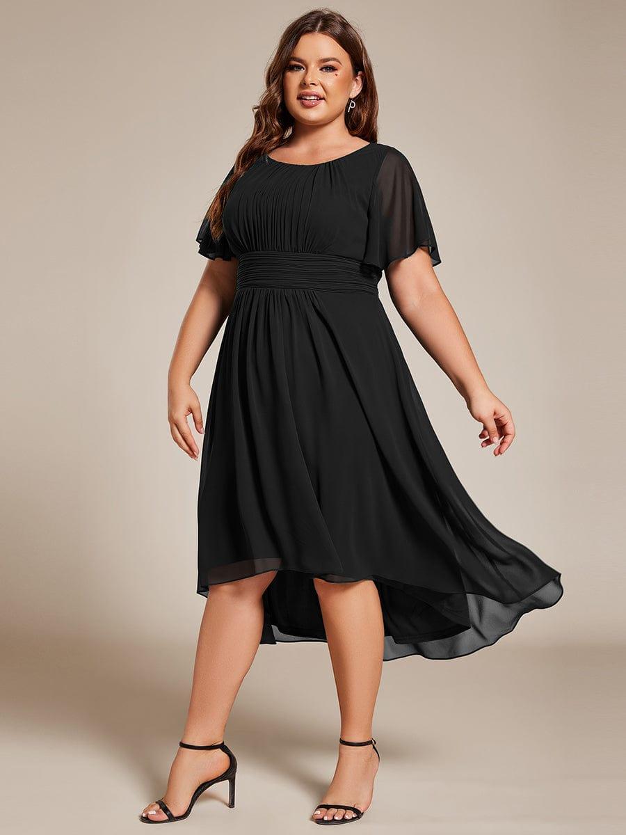 ever EDEN|Flowy Chiffon A-Line Knee Length Mother of The Bride Dress