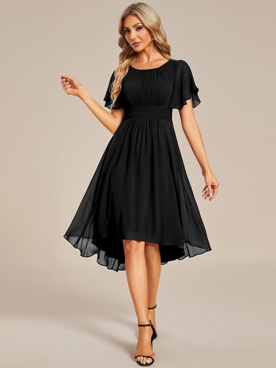 ever EDEN|Flowy Chiffon A-Line Knee Length Mother of The Bride Dress