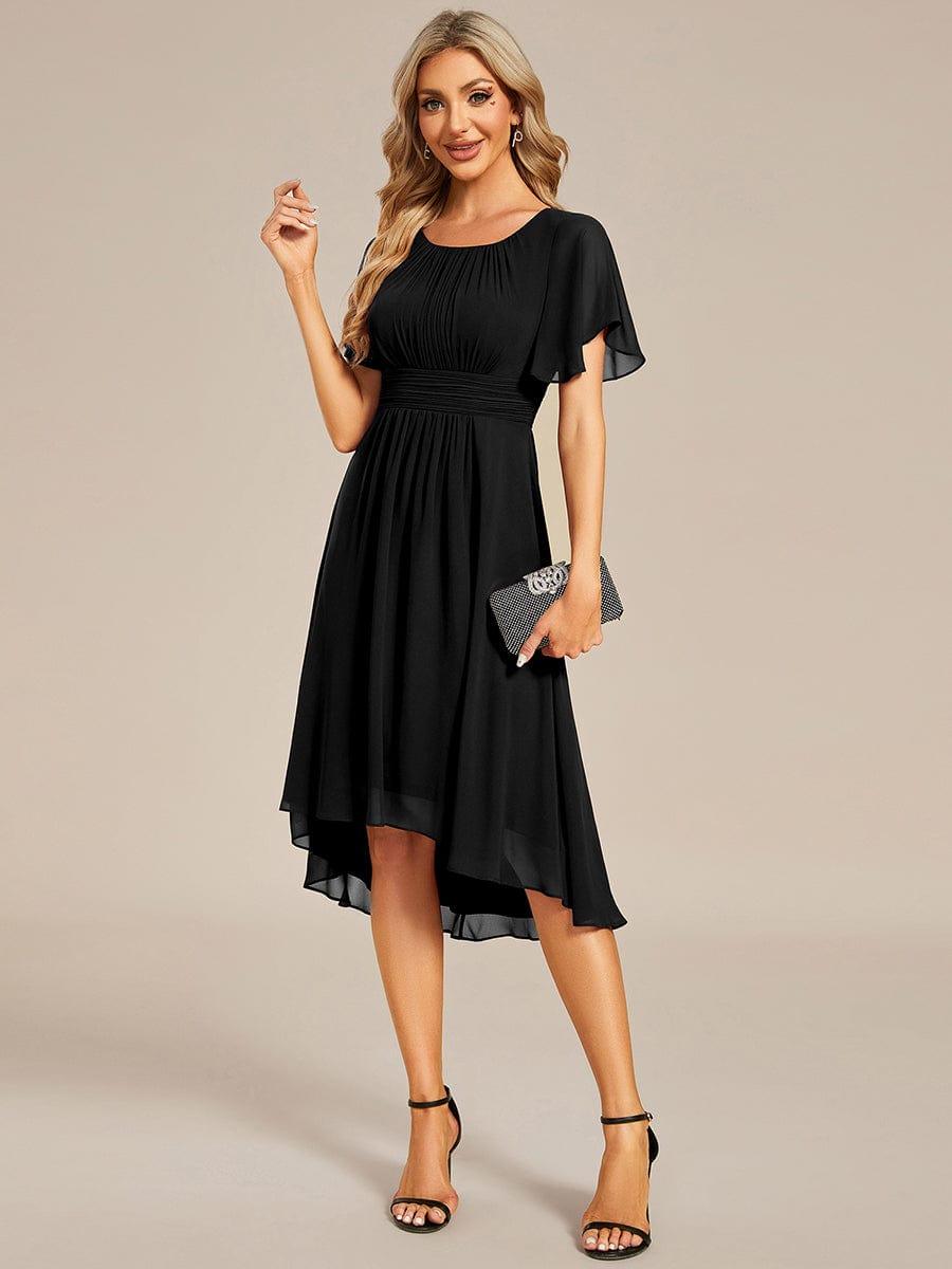 ever EDEN|Flowy Chiffon A-Line Knee Length Mother of The Bride Dress