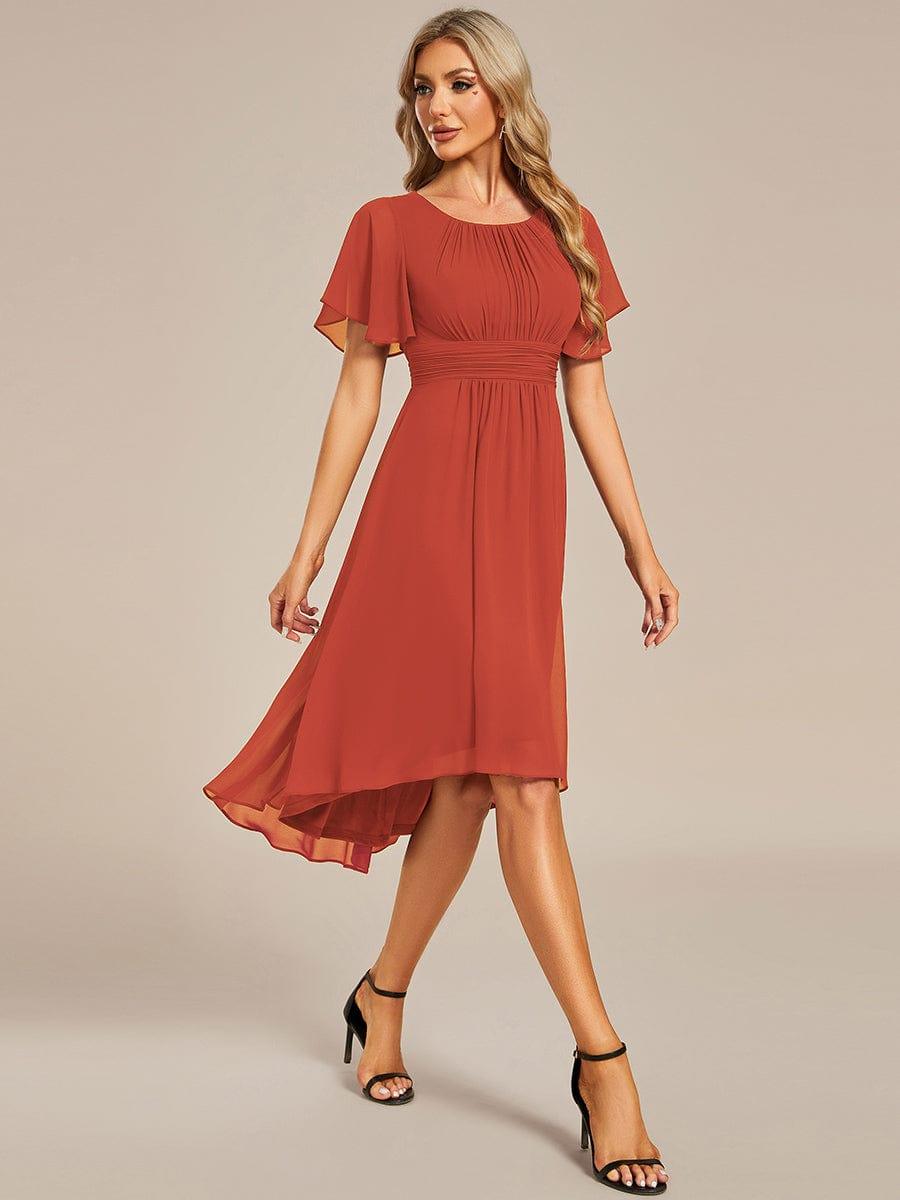 ever EDEN|Flowy Chiffon A-Line Knee Length Mother of The Bride Dress