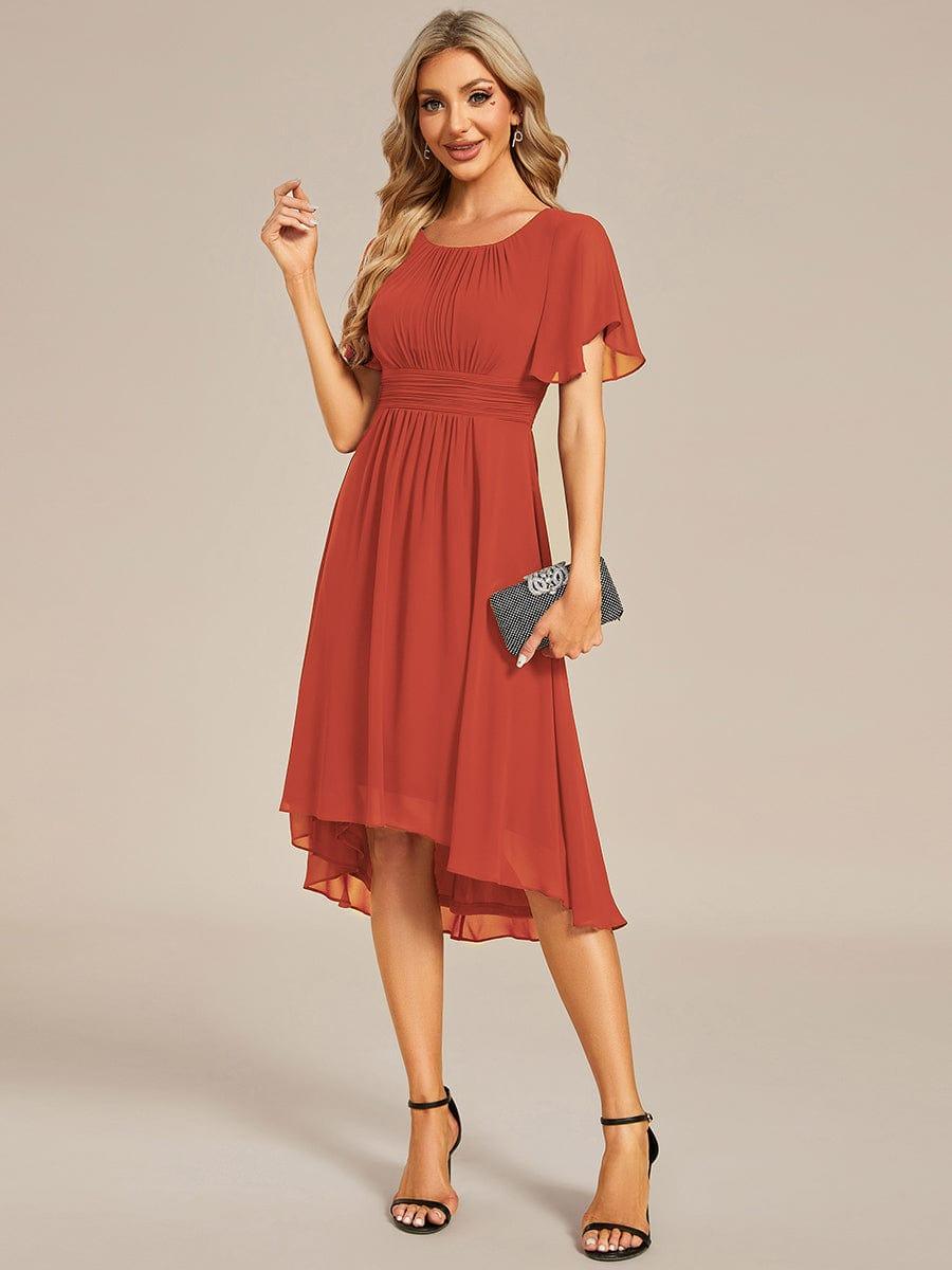 ever EDEN|Flowy Chiffon A-Line Knee Length Mother of The Bride Dress