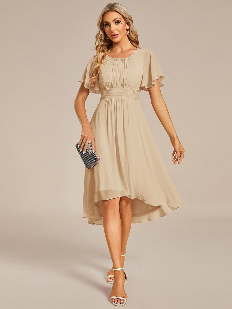 ever EDEN|Flowy Chiffon A-Line Knee Length Mother of The Bride Dress