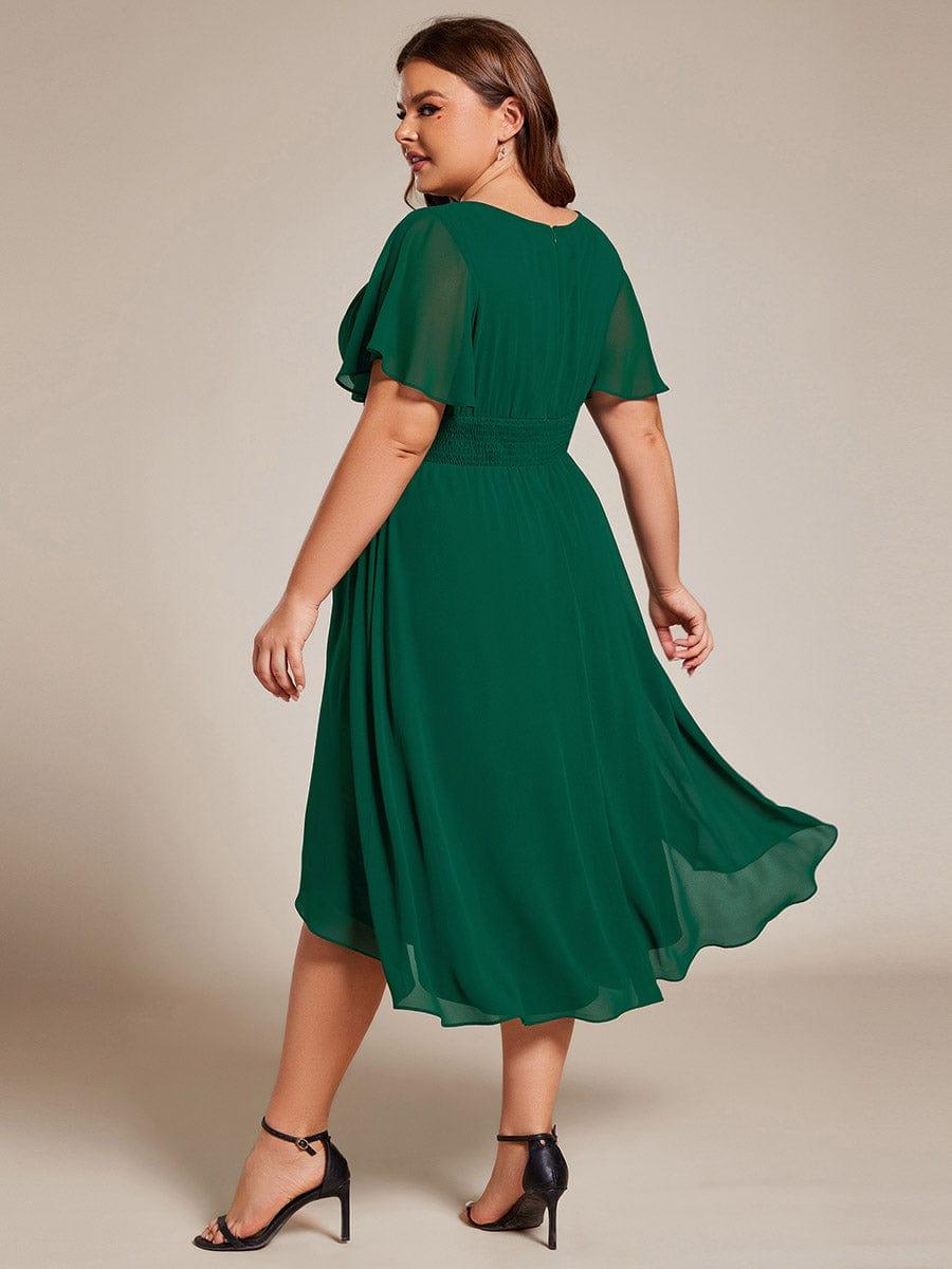 ever EDEN|Flowy Chiffon A-Line Knee Length Mother of The Bride Dress