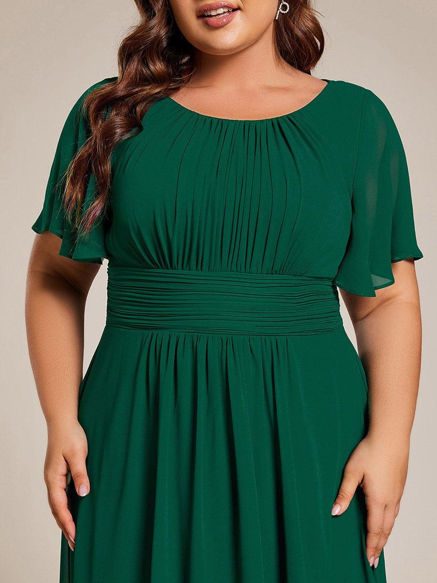 ever EDEN|Flowy Chiffon A-Line Knee Length Mother of The Bride Dress