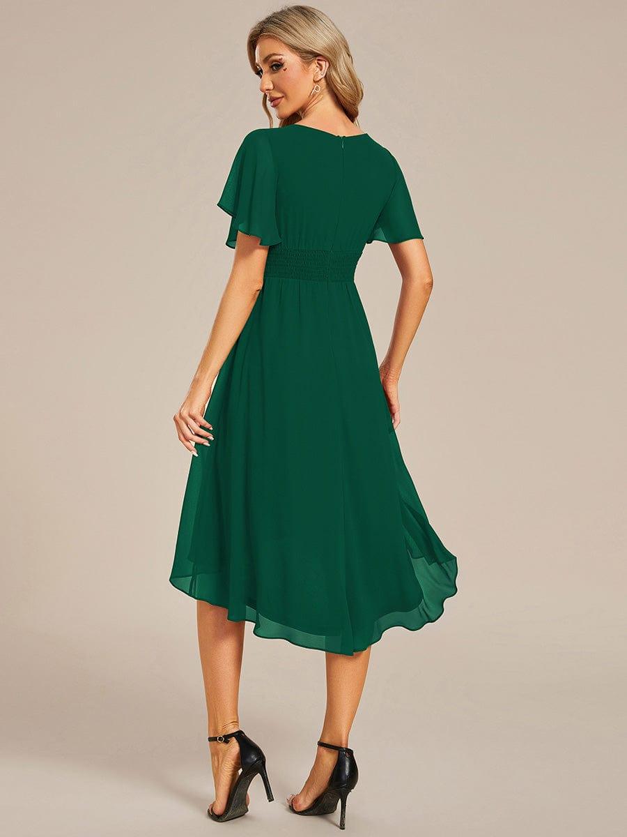 ever EDEN|Flowy Chiffon A-Line Knee Length Mother of The Bride Dress