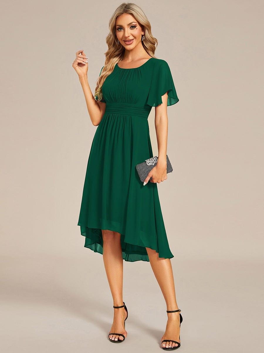 ever EDEN|Flowy Chiffon A-Line Knee Length Mother of The Bride Dress