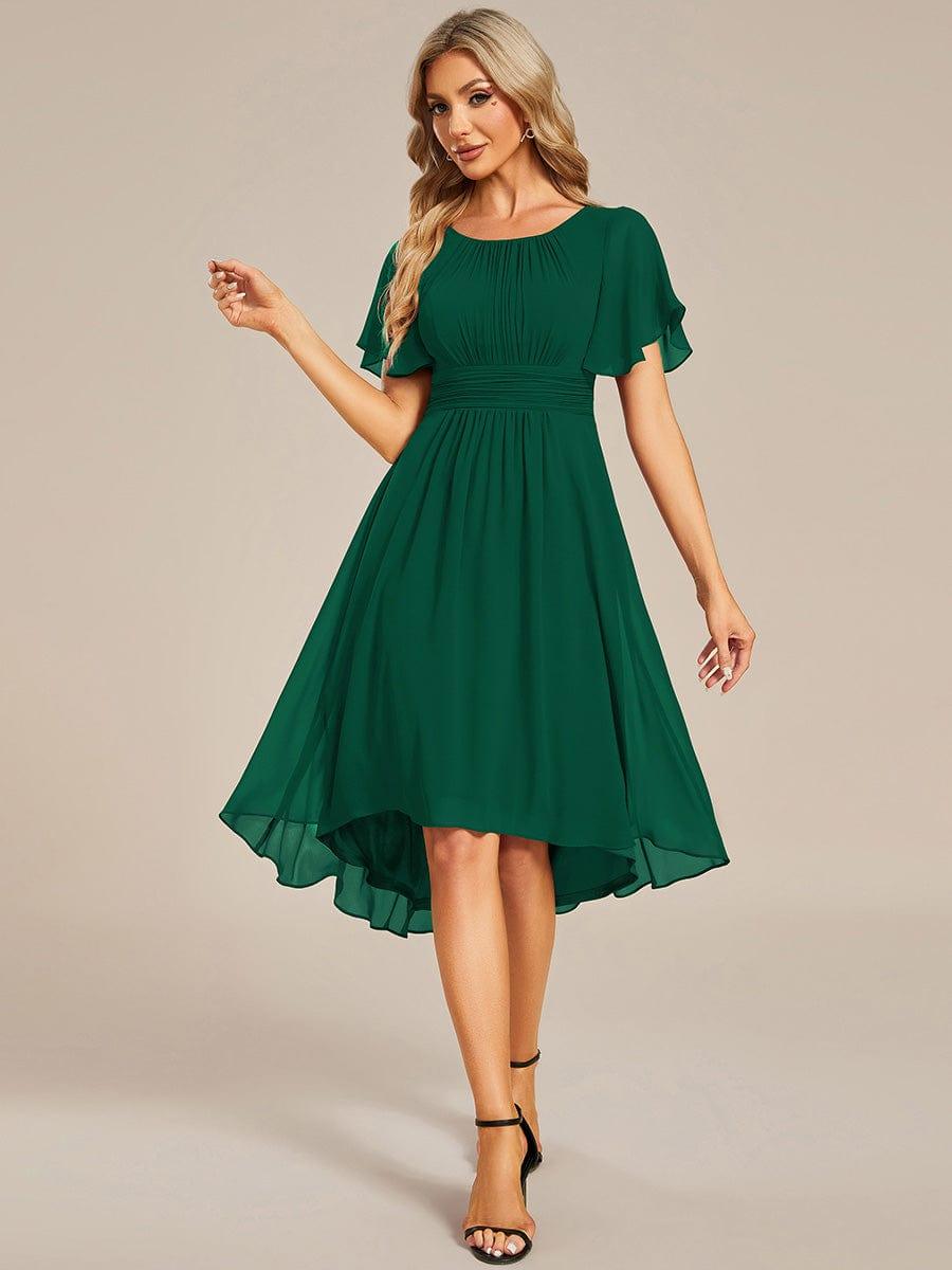 ever EDEN|Flowy Chiffon A-Line Knee Length Mother of The Bride Dress