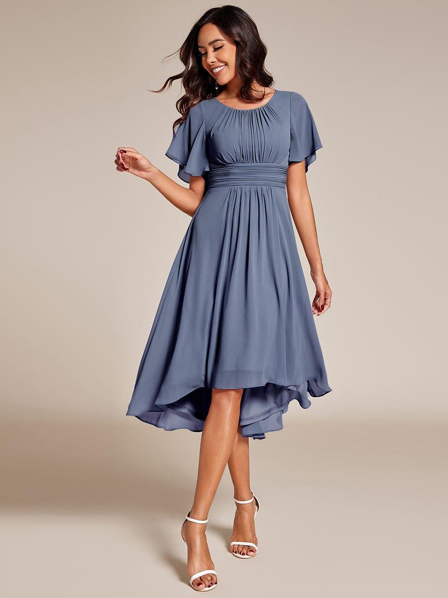 ever EDEN|Flowy Chiffon A-Line Knee Length Mother of The Bride Dress