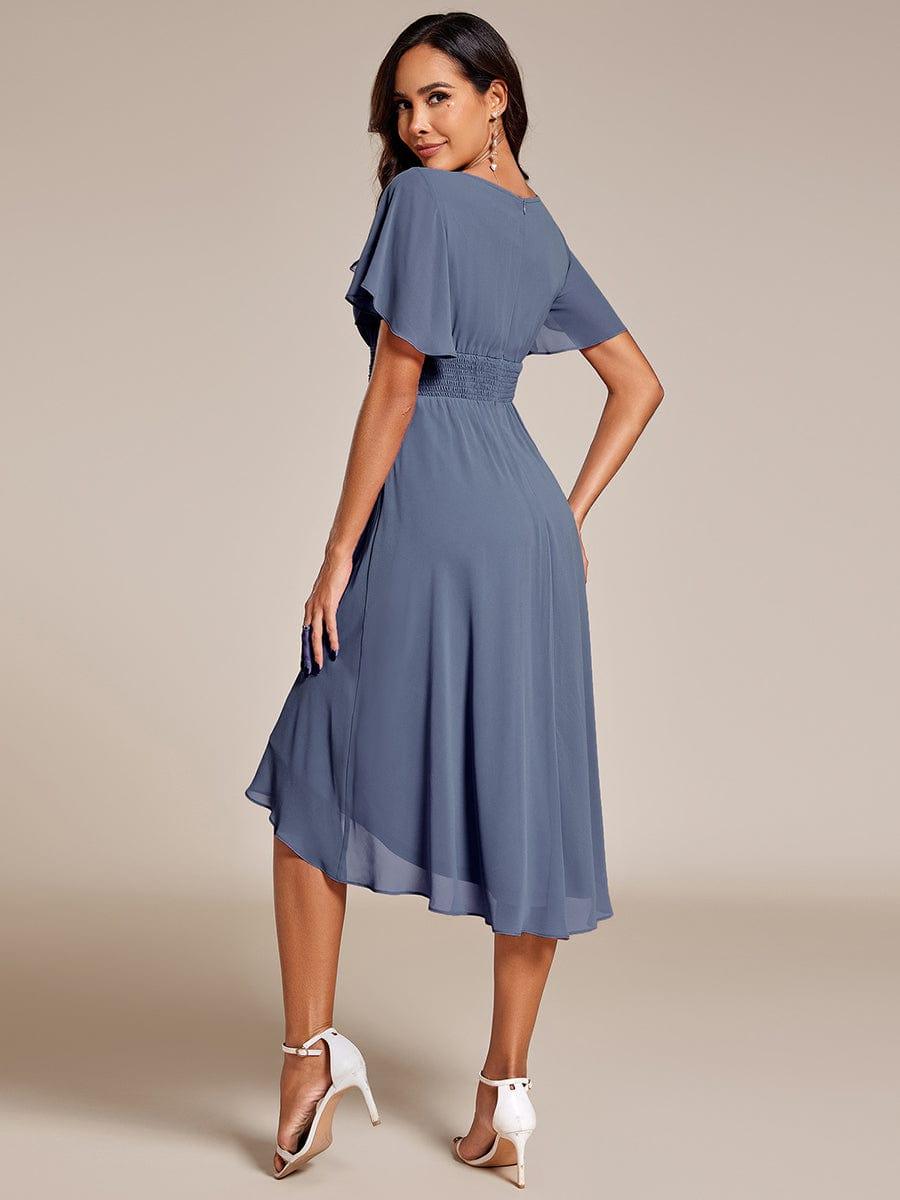 ever EDEN|Flowy Chiffon A-Line Knee Length Mother of The Bride Dress