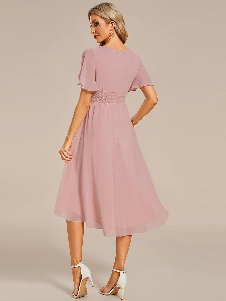 ever EDEN|Flowy Chiffon A-Line Knee Length Mother of The Bride Dress
