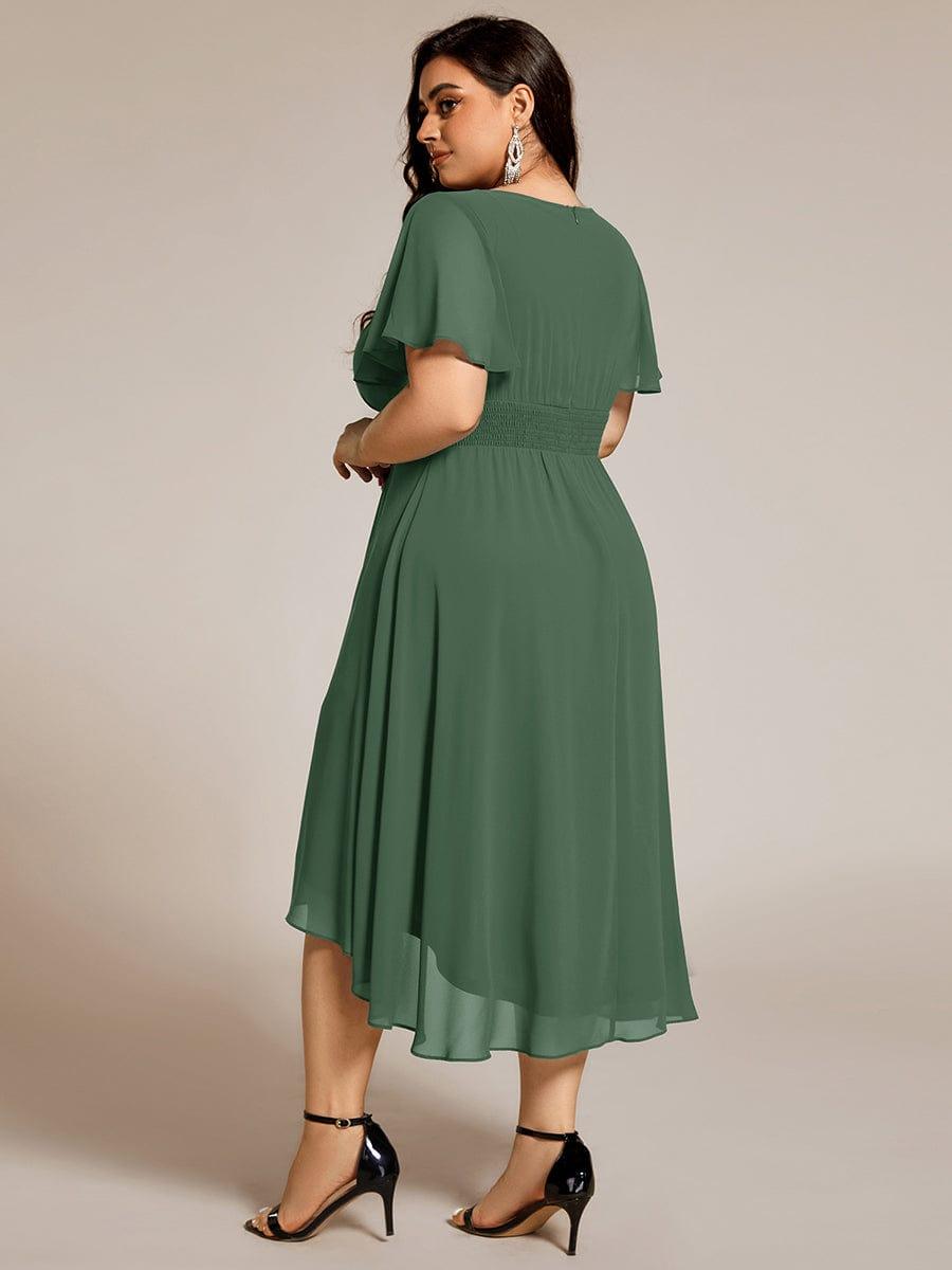 ever EDEN|Flowy Chiffon A-Line Knee Length Mother of The Bride Dress
