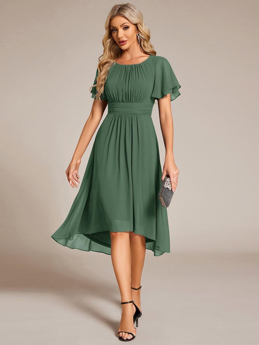 ever EDEN|Flowy Chiffon A-Line Knee Length Mother of The Bride Dress