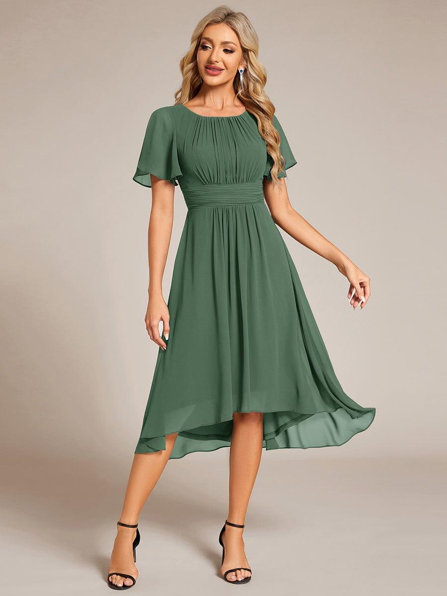ever EDEN|Flowy Chiffon A-Line Knee Length Mother of The Bride Dress