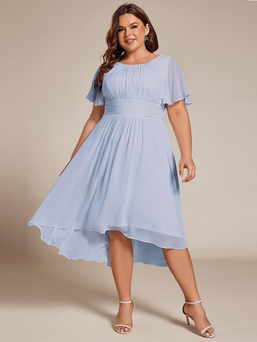 ever EDEN|Flowy Chiffon A-Line Knee Length Mother of The Bride Dress